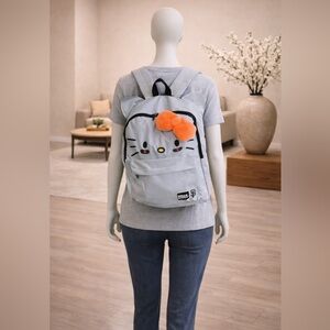 Hello Kitty SF Giants Backpack Gray Sanrio Kawaii Cute School Bag